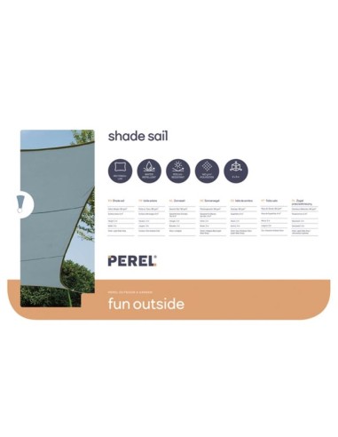 SHADE SAIL - RECTANGULAR - 2 x 3 m - COLOUR:...