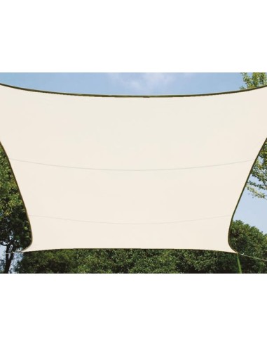 ZONNEZEIL - RECHTHOEK  - 2 x 3 m - KLEUR: CRÈME