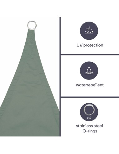 SHADE SAIL - RECTANGULAR - 2 x 3 m - COLOUR:...