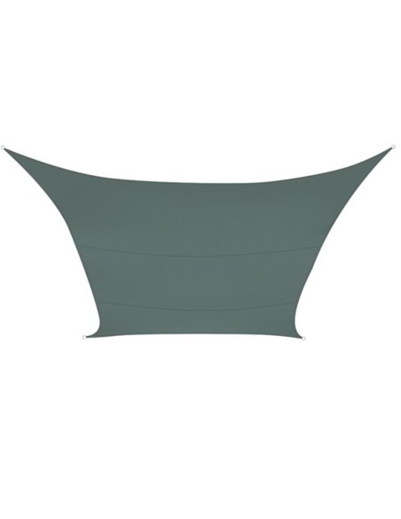 VOILE SOLAIRE - RECTANGULAIRE - 2 x 3 m - COULEUR : GRIS VERT