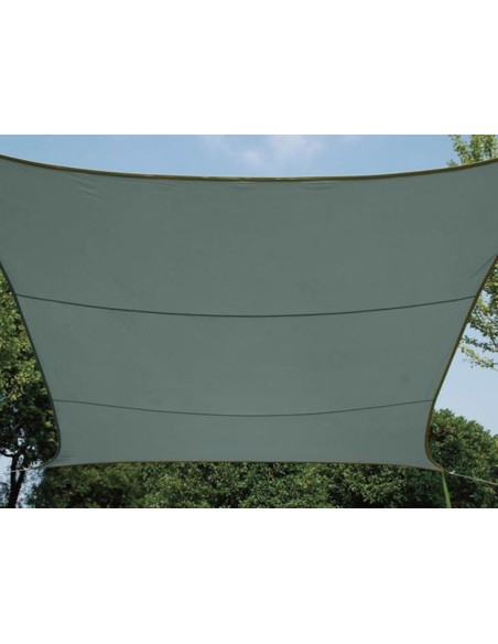 SHADE SAIL - RECTANGULAR - 2 x 3 m - COLOUR: GREEN GREY
