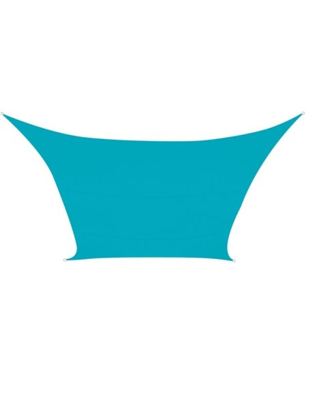 SHADE SAIL - RECTANGULAR - 4 x 3 m - COLOUR: SKY BLUE