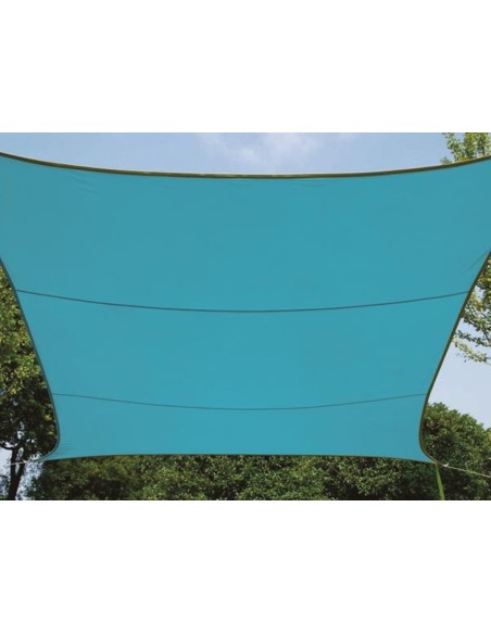 SHADE SAIL - RECTANGULAR - 4 x 3 m - COLOUR: SKY BLUE