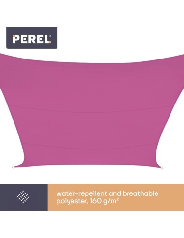 SONNENSEGEL - RECHTECKIG - 4 x 3 m - FARBE:...