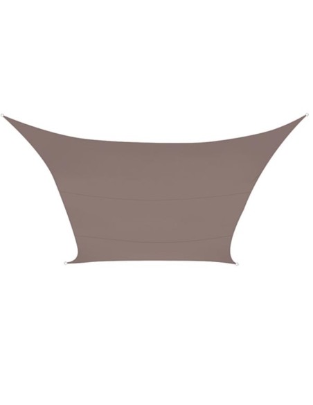 SONNENSEGEL - RECHTECKIG - 4 x 3 m - FARBE: TAUPE