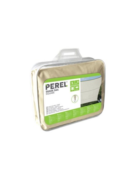 SHADE SAIL - SQUARE - 5 x 5 m - COLOUR: CREAM