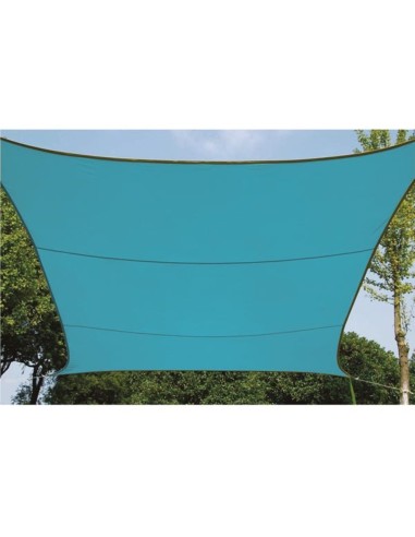 SHADE SAIL - SQUARE - 5 x 5 m - COLOUR: SKY BLUE