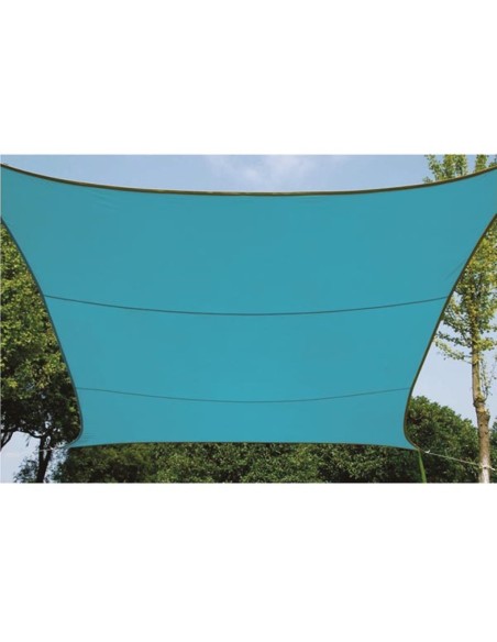 SHADE SAIL - SQUARE - 5 x 5 m - COLOUR: SKY BLUE