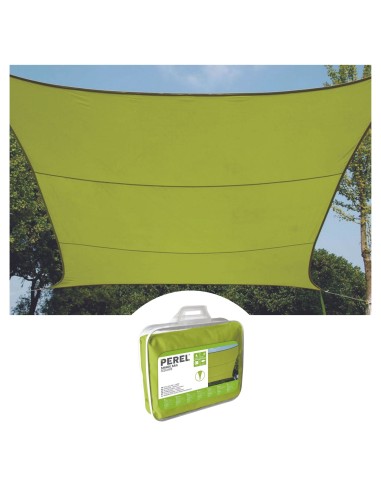 VOILE SOLAIRE - CARRÉ - 5 x 5 m - COULEUR: VERT LIME