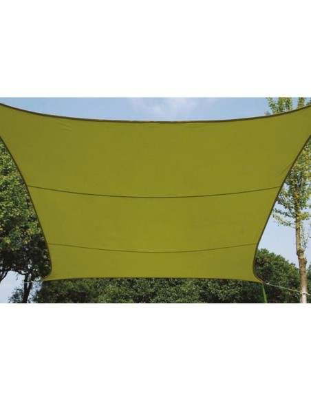 ZONNEZEIL - VIERKANT - 5 x 5 m - KLEUR: LICHTGROEN