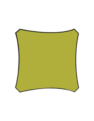 SHADE SAIL - SQUARE - 5 x 5 m - COLOUR: LIME GREEN