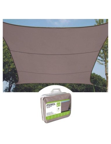 SHADE SAIL - SQUARE - 5 x 5 m - COLOUR: TAUPE