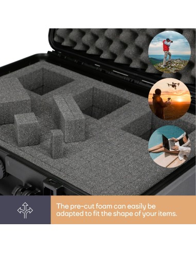 HARD CASE - 555 x 428 x 211 mm - WITH FOAM