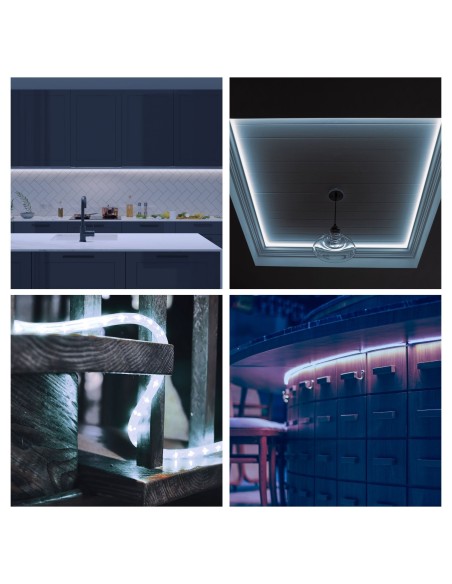 LED-LICHTSCHLAUCH - 45 m - KALTWEIß