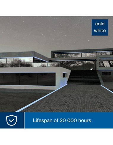 LED-LICHTSCHLAUCH - 45 m - KALTWEIß