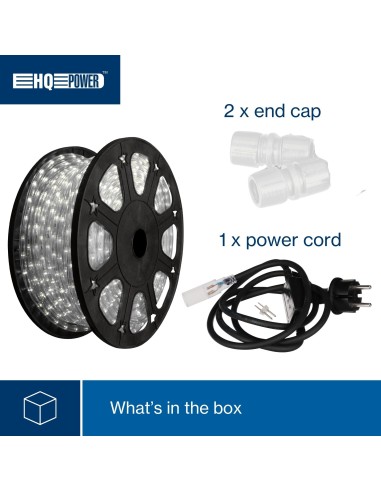 LED-LICHTSCHLAUCH - 45 m - KALTWEIß