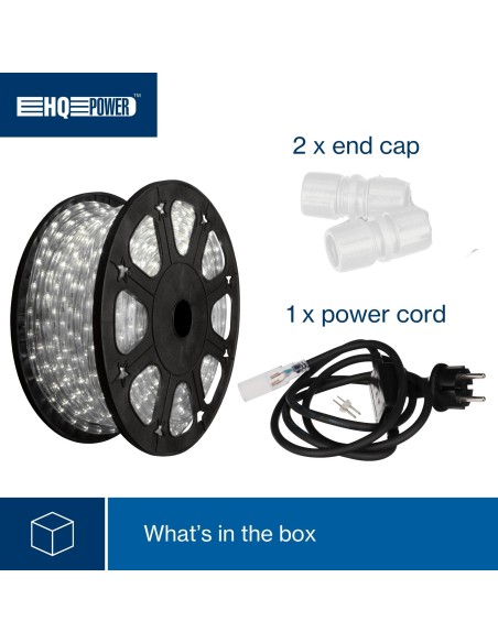 LED-LICHTSCHLAUCH - 45 m - KALTWEIß