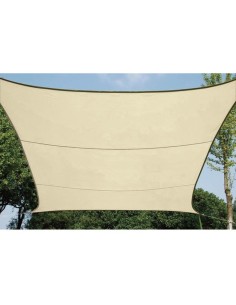 WATERDOORLATEND ZONNEZEIL - VIERKANT - 3.6 x 3.6 m -... 2