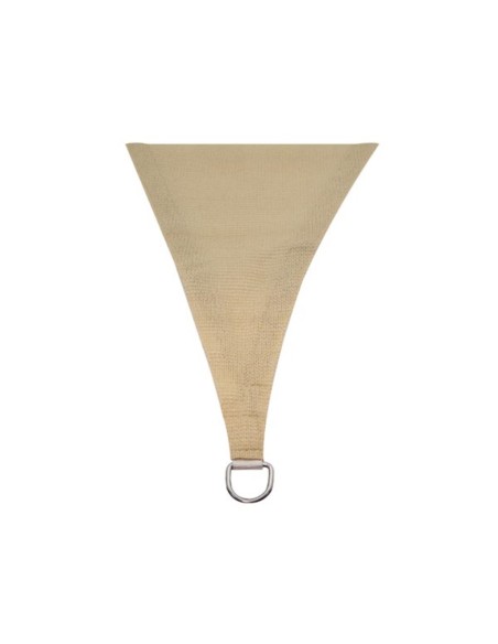 WATER-PERMEABLE SHADE SAIL - SQUARE - 3.6 x 3.6 m - COLOUR: CHAMPAGNE