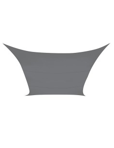 WASSERDURCHLÄSSIGES SONNENSEGEL - QUADRATISCH - 3.6 x 3.6...