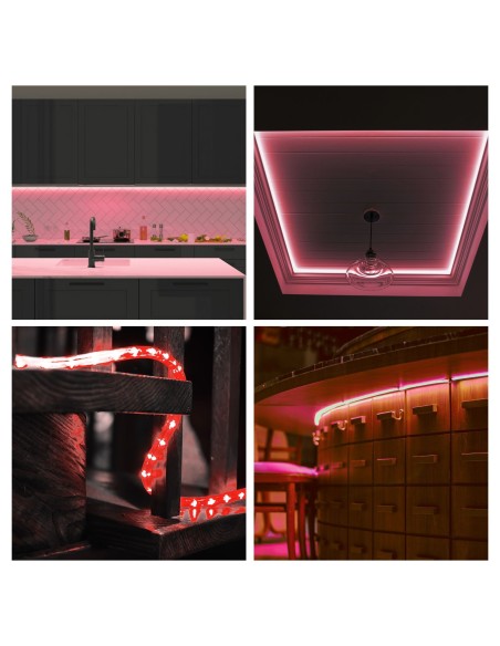 LED ROPE LIGHT - 45 m - RED