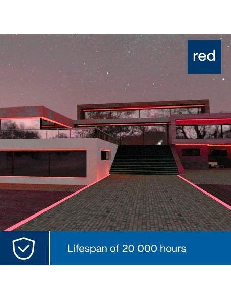 LED-LICHTSCHLAUCH - 45 m - ROT