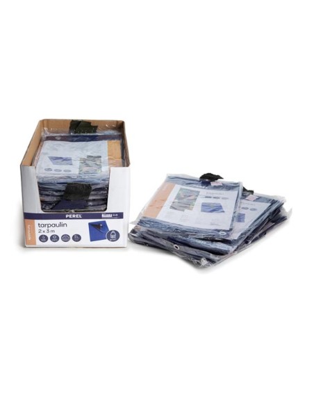 Tarpaulin - Blue/Black - Ultra Strong - 2 x 3 m