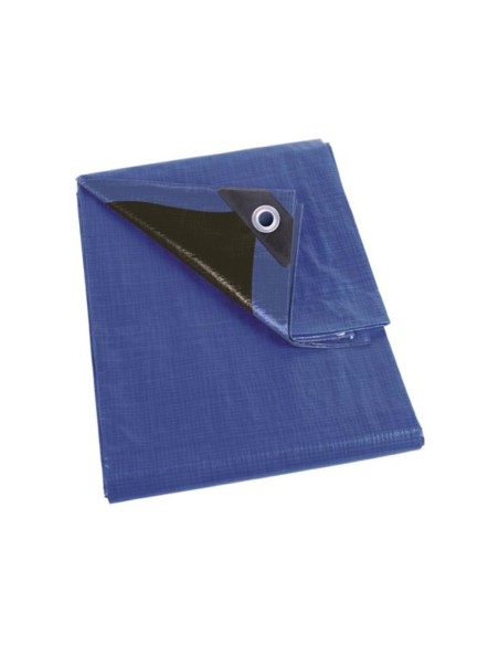 Abdeckplane - Blau/Schwarz - Ultrastark - 6 x 10 m