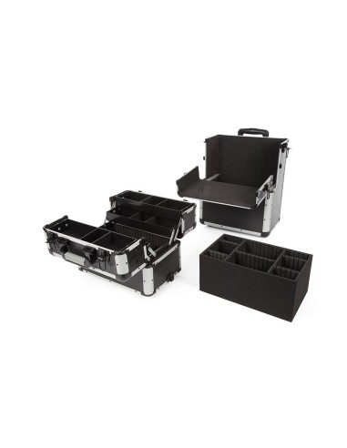 ALUMINIUM TROLLEY CASE -  370 x 225 x 670 mm -...