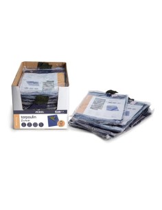 ABDECKPLANE - BLAU/GRÜN - NORMAL - 2 x 4 m 2