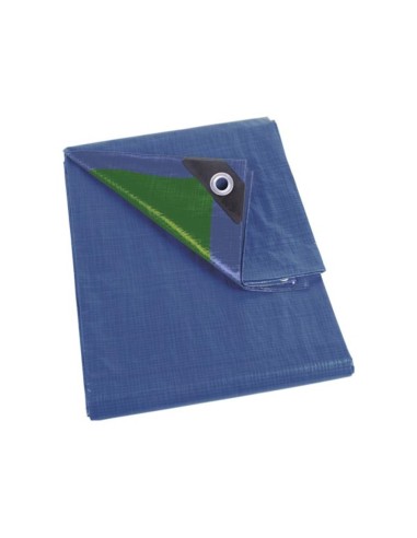 Tarpaulin - Blue/Green - Regular - 5 x 5 m