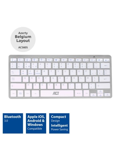 Teclado Bluetooth portátil - Diseño Azerty/BE