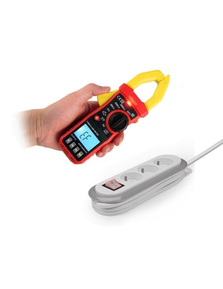 PINCE AMPÈREMÉTRIQUE - CAT III - 600 V - AC/DC - NCV - AVEC FONCTION DATA-HOLD