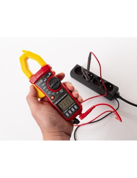 DIGITALE AMPÈRETANG - CAT III - 600 V - AC/DC - NCV - MET DATA-HOLD FUNCTIE
