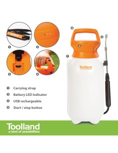 DRUKSPROEIER MET HERLAADBARE BATTERIJ - 8 L 2