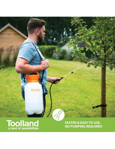 BATTERY POWERED PRESSURE SPRAYER - 8 L
