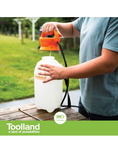BATTERY POWERED PRESSURE SPRAYER - 8 L