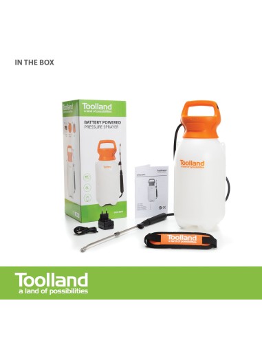 BATTERY POWERED PRESSURE SPRAYER - 8 L