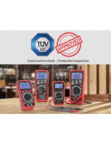 Industrial rugged true RMS digital multimeter -...