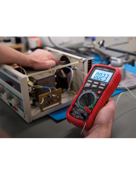 Industrial rugged true RMS digital multimeter - CAT III - 1000 V / CAT IV - 600V - 11 functions