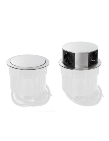 4-WAY POP-UP DESKTOP SOCKET - SCHUKO