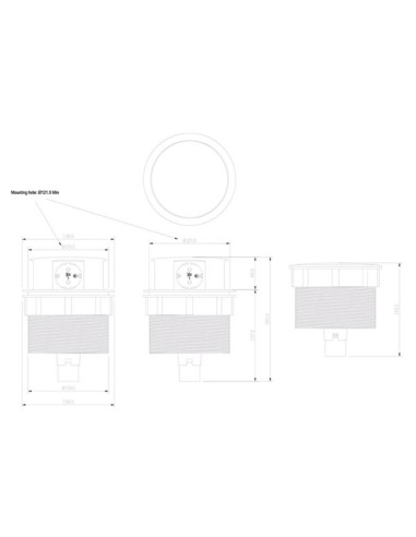BLOC ESCAMOTABLE À 4 PRISES - SCHUKO