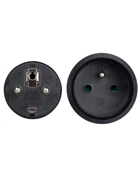 GUMMI-VERLÄNGERUNGSKABEL - 10 m - 3G2.5 - STECKER-TYP E (FRANZÖSISCHES SYSTEM)