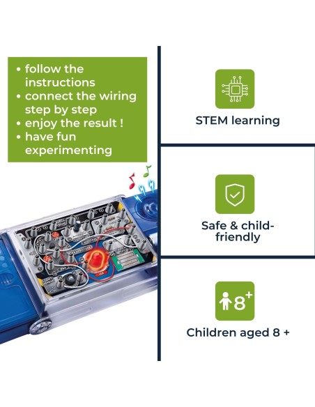 Electronic projects kit - 8 experiments - LED & music