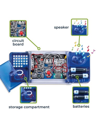 Electronic projects kit - 8 experiments - LED &...