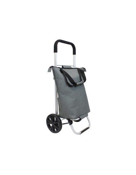 Einkaufswagen - 60 l - Große Räder - Abnehmbare Tasche