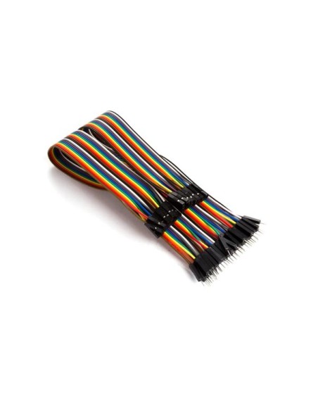 CÂBLE DE LIAISON 40 BROCHES 15 cm MÂLE VERS FEMELLE (CÂBLE PLAT)