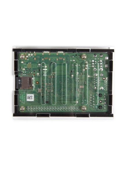 BOÎTIER TRANSPARENT AVEC DISSIPATEURS THERMIQUES ET VENTILATEUR POUR RASPBERRY PI 4®