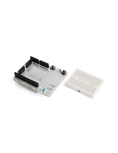 PROTOSHIELD PROTOTYPING BOARD MET MINI BREADBOARD VOOR ARDUINO® UNO