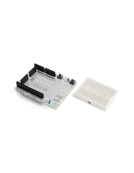 PROTOSHIELD PROTOTYPING BOARD WITH MINI BREADBOARD FOR ARDUINO® UNO
